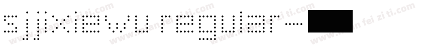 sjjixiewu regular字体转换